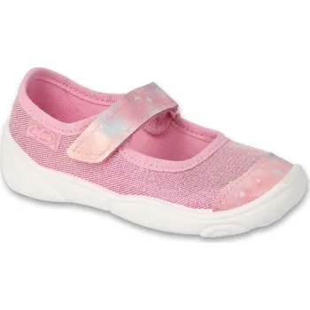 Dívčí baleríny Dívčí balerínky-plátěnky Befado Maxi 209P039 Velikost boty: 24