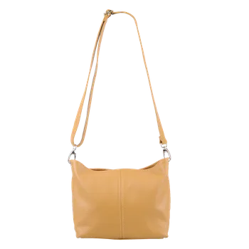Kabelka NovaKabelka.cz Kožená italská crossbody kabelka Batilda Camel