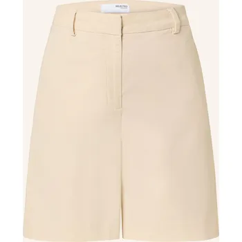 Dámské kraťasy Selected Femme Dámské Šortky, béžová, 34