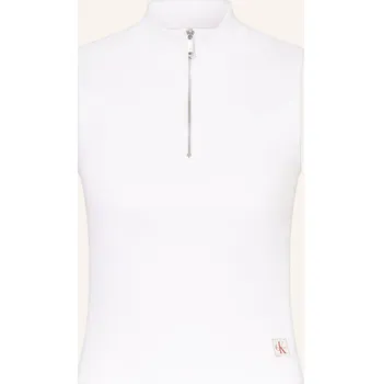 Calvin Klein Jeans Dámský Top, bílá, 42