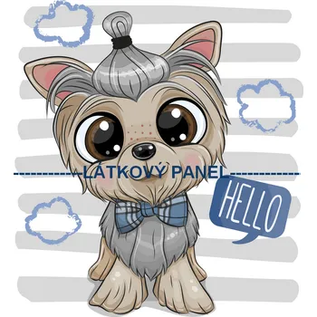 Látkový panel - Dětský - DE-01 Velikost: 20x20cm, Materiál: Kočárkovina