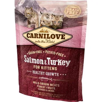 Krmivo pro kočku Carnilove Cat Kitten Salmon & Turkey Grain Free 0,4 kg
