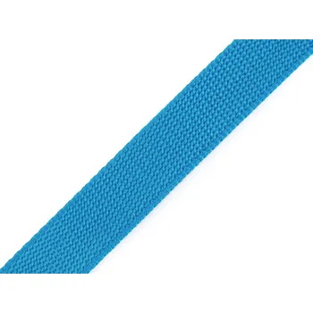 Popruh polypropylénový šíře 25 mm - Azurový
