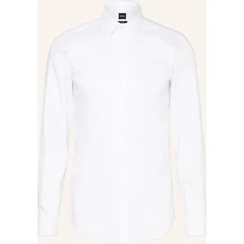 Pánská košile Boss Pánská Košile Hank Slim Fit S Ohrnovací Manžetou, bílá, 40