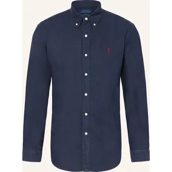 Pánská košile Polo Ralph Lauren Pánská Košile Custom Fit, tmavě modrá, 42