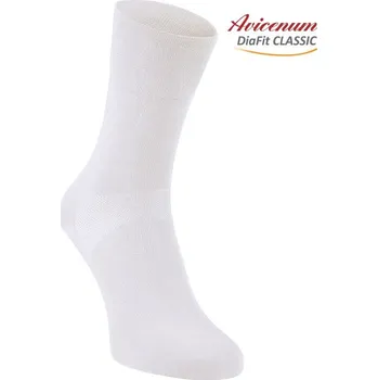 Dámská móda Aries Antibakteriální bavlněné ponožky pro diabetiky Avicenum DiaFit Classic Barva: 0000 bílá, Velikost: 36-39
