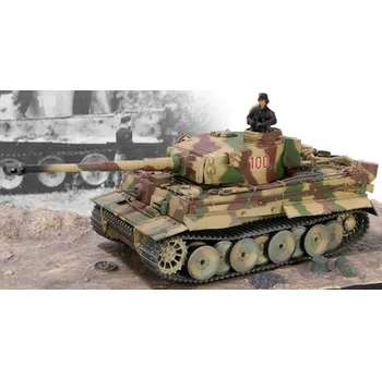 Plastikový model Forces of Valor - Pz.Kpfw.VI Ausf.E Tiger I, Wehrmacht, Schwere Panzerabteilung 505, No.100, Kursk, červenec 1943, 1/32