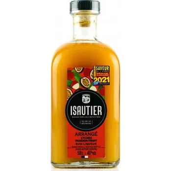 Rum Isautier Arrange Lychee Passion Fruit 40% 0,5 l (holá láhev)