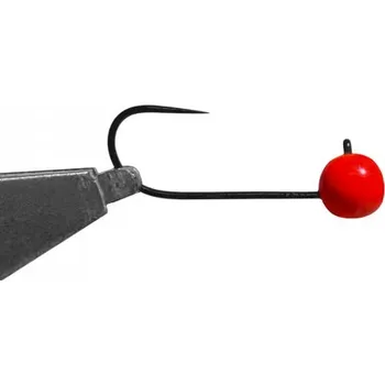 Umělá nástraha Jigovky.cz jigové hlavičky Wolframové HD Barbless Red vel.10 5ks Gramáž: 1,3g