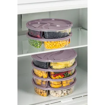 Dóza na potraviny ASIR Sada dóz na potraviny 6 kusů LIUK růžová