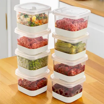 Kuchyňská skříňka ASIR Sada dóz na potraviny do chladničky 8 kusů 8A šedá