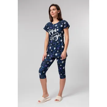 Dámské pyžamo LELOSI Capri pyžamo Sefida 2XL