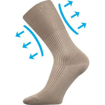 Pánské ponožky BOMA ponožky ZDRAVAN Medicine 100% bavlna Barva: béžová, Velikost: 43-45