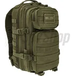 Taktický batoh Mil-Tec Small Assault Pack Flecktarn – 20 litrů, systém MOLLE/PALS, čtyři praktické komory, Barva LG Olivový MIL-TEC