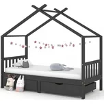 Dětská postel 90x200 borovice Dekorhome