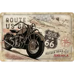 Nostalgic Art NA22279 Route 66 Bike Map 30 x 20 cm