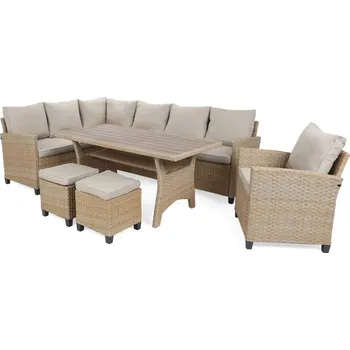 Zahradní sestava Zahradní sedací souprava 6 ks umělý ratan