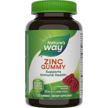 Fitness strava Nature's Way Zinc Gummies 120 gummies Příchuť: Směs lesních plodů