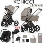 Venicci kočárek Tinum UPline 2 + Cybex Aton B2 se základnou 2025 Barva: Taupe