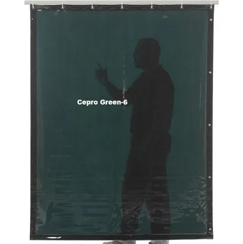 Svářečka Svářecí zástěna CEPRO Green-6 280 x 140cm