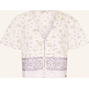 Dámská halenka Pepe Jeans Dámská Halenka Liliana, bílá / tmavě žlutá /...