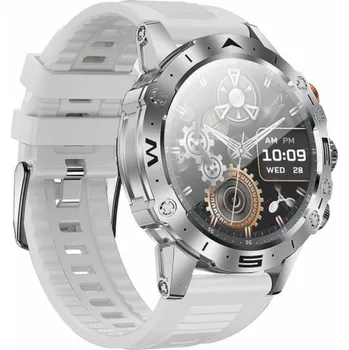 Chytré hodinky Hoco Chytré hodinky HOCO chytré hodinky s funkcí hovoru Y20 stříbrné