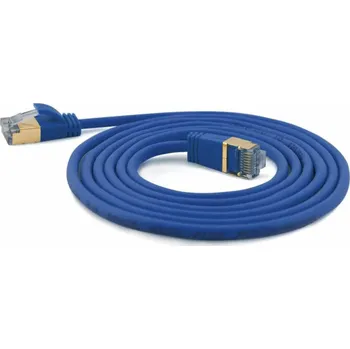 Síťový kabel Wantec Wantec Extra hlučný Cat.7 RohCable SSTP patch kabel - 5 m - Cat.7 RohCable - S/FTP (S-STP) - RJ-45 - RJ-45 - modrý (7135)
