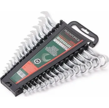 Klíč Forsage Sada 16dílných otevřených klíčů ROCKFORCE. (6–24 mm)