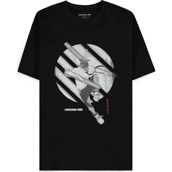 Pánské tričko Tričko Chainsaw Man - Jump L Černá