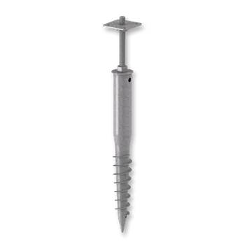 Zemní vrut Zemní vrut s patkou pilíře 80 x 80 x 800 č. X1