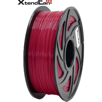 Filament XtendLan filament PLA červený Plastické vlákno, pro 3D tisk, PLA, průměr 1,75mm, hmotnost materiálu 1kg, červené 3DF-PLA1.75-RD 1kg