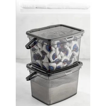 Dóza na potraviny ASIR Sada úložných boxů 2 kusy KARE Antracit