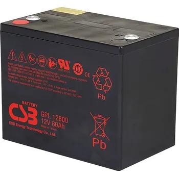 Trakční baterie CSB 12V 80Ah GPL12800