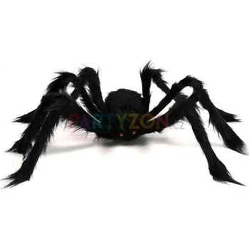 Umělý chlupatý pavouk 30x60 cm