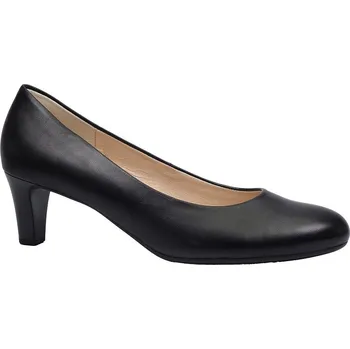 Dámské lodičky Vycházková obuv-lodičky, Gabor, černá: Černá Hladká kůže 28,2 42,5 F - užší střih (26181-26181)