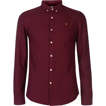 Košile Farah Burgundy 1030886 Large
