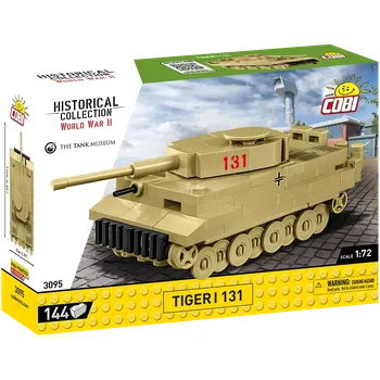 Stavebnice COBI Mini tanky COBI - různé druhy World War II 1:72, Typ Tiger 131 COBI-3095