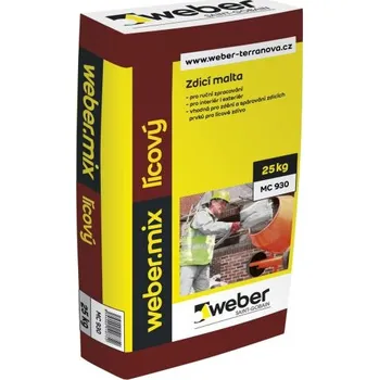 Tmel Suchá maltová směs weber mix lícový 25kg