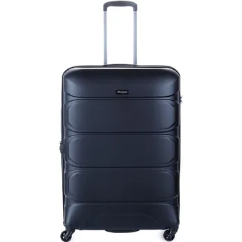 Velký cestovní kufr na kolečkách polykarbonátový TSA 120 l Airtex 748 černá