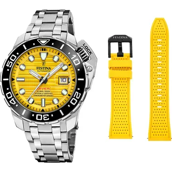 Hodinky Festina Swiss Made 20043/1 + náhradní řemínek + prodloužená záruka 5 let + možnost výměny do 190 dní + zkrácení řemínku zdarma + doprava zdarma