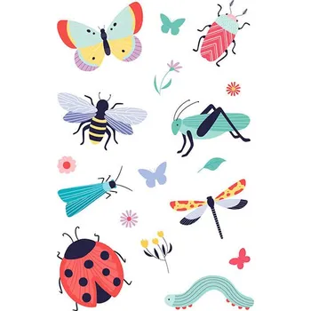 Odstranitelné tetování Motýli a brouci 1 - tetovačky pro děti