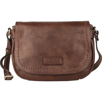 Kabelka Malá tmavěhnědá kožená crossbody kabelka Gianni Conti no. 439