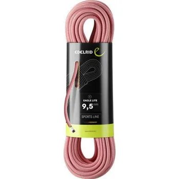 Horolezectví Lano EDELRID EAGLE LITE 9,5/50 RED