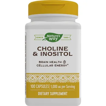 Fitness strava Nature's Way Choline & Inositol 100 kapslí