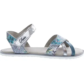 Dámské sandále Fare Bare dámské kožené sandály PETROL A5364131 Velikost: 38