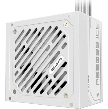 Počítačový zdroj GIGABYTE zdroj P550SS ICE, 550W, 80+ Silver, 120mm, ATX 3.0, bílá GP-P550SS ICE