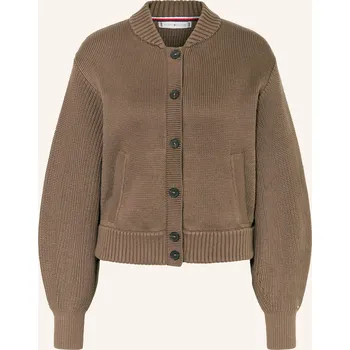 Dámský svetr Tommy Hilfiger Dámský Pletený Kardigan, hnědá, 34