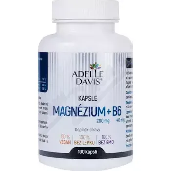 Přírodní produkt Adelle Davis Magnézium+B6 cps.100
