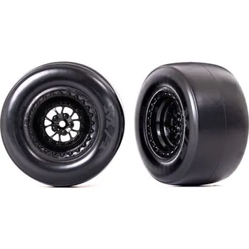 RC vybavení Traxxas kolo, disk Weld lesklý černý, pneu smoke (2) (zadní)