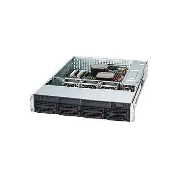 Racková skříň Supermicro SC825TQC-600LPB Skříň Černá 600 W
